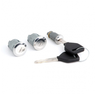 International Ignition and Two Door Lock Set with Double Sided Cut Keys - Secure and Reliable Fit