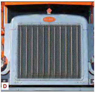 Peterbilt 359 Punched Grill Inserts - Stainless Steel, Multiple Punch Options, Fits Most Models - Roadworks 1 Year Warranty