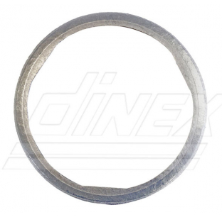 Pair of International Graphite 3.9 Inch Diameter Exhaust Gaskets for Automotive Use