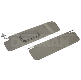 International 2008-2017 Gray Left Sun Visor Assembly with Mirror