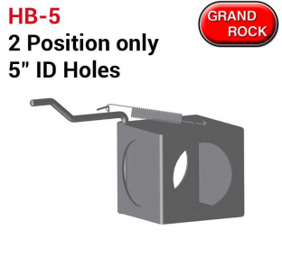 Grand Rock 2 Position Heat Diverter Box with 5 Inch I.D Holes - 7x7 Inch Box