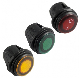 Waterproof LED Rocker Switch for Boats and Vehicles - Durable and Reliable