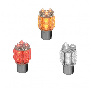 Square One Function LED Twist-In Light - 13 Diodes, Amber/Red/White, Fits Most Trucks - Trux 12072015BJJ