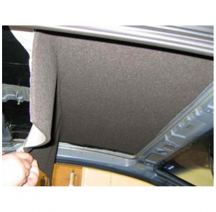 1/8 Inch Rubber Foam Insulation HushMat - Silencer Megabond Sound Absorbing and Thermal Insulating Synthetic Rubber Foam, 13.5 Sq Ft Roll