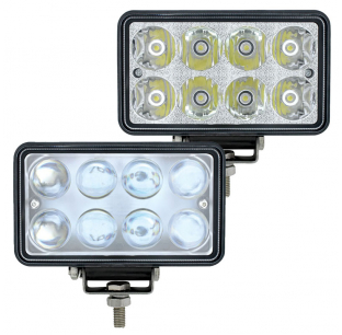 8 High Power LED Rectangular Work Light - Durable, Efficient Lighting Solution