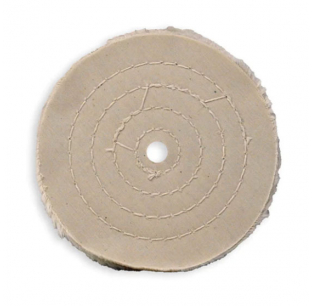 60 Ply White Cotton Muslin Buffing Wheel - Durable, High-Quality Polishing Tool for Smooth Finishes