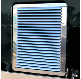 Peterbilt 362 Cab Over Louvered Hood Grill - Durable, High-Quality Fit