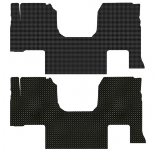 Durable Floorliner for Volvo VNL/VNR Automatic Transmission - Orb or Diamond Pattern