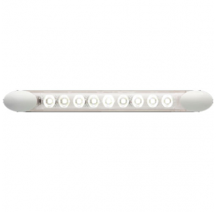 9 Inch 9 LED White Strip Light with 24 Inch Leads - Bright and Durable LED Lighting Solution