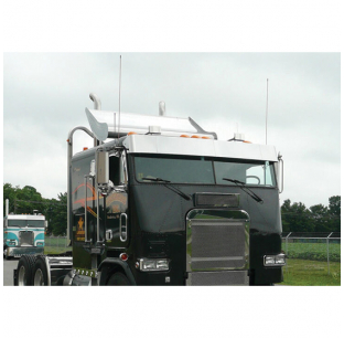 Freightliner FLA Cabover 10 Inch Blind Mount Drop Visor by Roadworks