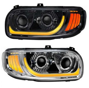 Peterbilt 367, 388, 389, 567 LED Projector Headlight Assembly - High-Performance Lighting Upgrade