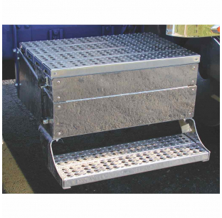 Freightliner Classic 31 Inch Stainless Steel Battery Tool Box Panels Set of 4 with Hardware