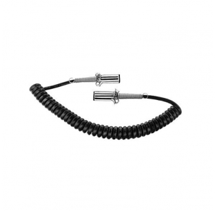 Durable Seven-Way Coiled Cable Assemblies with Heavy-Duty Zinc Plugs, 12' and 15' Lengths, Abrasion-Resistant, -55F to +185F