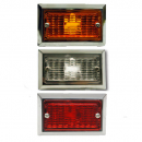 Rectangular Clearance and Side Marker Light Replacement Lens for Vehicles