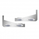 Peterbilt 388/389 Sleeper Extension Panel with 4 Flatline LED Lights, 36, 48, 63 Inch Options, Fits 2007-2015 Models