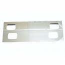 Stainless Rear Light Panel with 4 Square Lights for Enhanced Vehicle Visibility