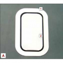 Freightliner Century/Columbia Vent Cover with Flame Trim - Roadworks 1 Year Warranty