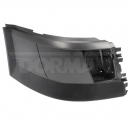 Volvo VNL Heavy Duty Black Bumper Corner With Fog Light Cutout