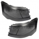 Volvo VNL Heavy Duty Black Corner Bumper with Short Hood - Durable and Stylish Replacement Part