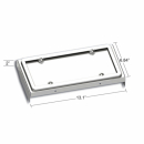 Freightliner Cascadia 2008 To 2017 Stainless Steel 1 License Plate Holder