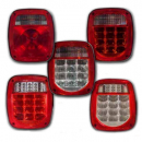 Universal Stud Mount Combination Tail Lights - Durable, Easy to Install, Fits Most Vehicles