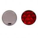 4 Inch Red LED Stop, Tail, Turn Light with Dry-Fit Connection for Vehicles