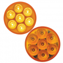 2 1/2 Inch Round Dual Function 7 LED Spyder Light