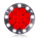 5.5 Inch Ultra Thin Hybrid Round Stop, Tail, Turn, Back-Up Light