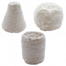 Soft Muslin Goblet Buffs in 6 Options for Finishing Operations - 2-4 Inch, Cone, Cylinder, Round