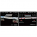 Universal 6 or 8 Inch Rear Light Bar with Light Hole Options - Fits Various Models