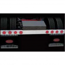 Universal 6 or 8 Inch Rear Light Bar with 3/4 Inch Light Holes