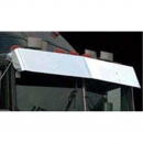 13 Inch Drop Visor for Kenworth W900B - Sleek and Durable Fit