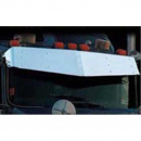 Kenworth W900L V-Style Visor for Round Windshield - Durable and Stylish Fit