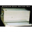 Stainless Steel Battery Box Lid Replacement - No Top Step - Durable & Precise Fit