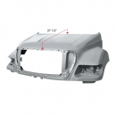 Ford F650 2004 To 2009 37 - 1/2 Inch Fiberglass Hood