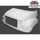 Ford F&B 2000-2004 Hood with Three Bolt Hinge and Fiberglass Grill Opening