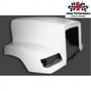 Freightliner FLD 112 SBA 1988 & Up Hood with Cofab Reinforcement, Pre-Drilled Holes, and Heavy Duty Hinge Bar