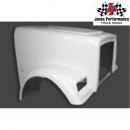 Freightliner Classic XL 132BBC 1988-2004 Custom Truck-Rodz Hood with Reinforcements and Pre-Drilled Holes