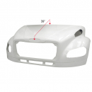 Freightliner M2 106/112 39-Inch Fiberglass Hood with Lower Extension for 2003 and Newer Models