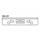 Mack R600 R700 2004+ Stainless Steel Bumper with Fog, Tow, Hitch Cutouts