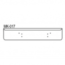 Mack Valueliner & Westcoast 1986 Stainless Steel 18 Inch Bumper with Mounting Holes