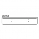 Mack R, RL, F, FL, FS 2004 & Older Stainless Steel 18 Inch Bumper with Mounting Holes