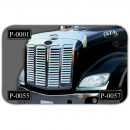 6" Bug Shield With Oval Cutouts For Peterbilt 579