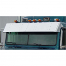 Freightliner Classic Flat Top Visors with Door Mount Mirrors - Fits Various Models