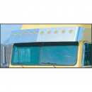 Classic Replacement Visor with 10-2 Inch Light Holes - Fits FLD Condo Trucks - Roadworks 1 Year Warranty