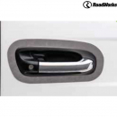 Peterbilt 567 Door Handle Trims by Roadworks - 430 Stainless Steel, Pair, Fits Most Models, 1-Year Warranty