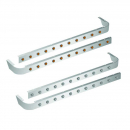 "Peterbilt 389 78" Sleeper Panel Extender with 22 Mini Button LEDs, Amber Lens"