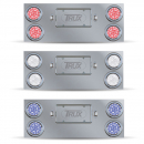 "Rear Center Panel with 4" Dual LEDs and 2 License LEDs for Enhanced Visibility"