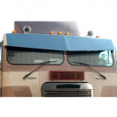 13" x 15" Stainless Steel V Style Visor For Freightliner