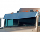 13" x 15" Stainless Steel V Style Visor For Freightliner